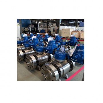 Gear operated Trunnion Mounted Ball Valve